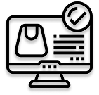 black and white icon for ecommerce design