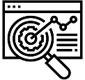 black and white icon for campaign testing