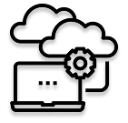black and white icon for wocommerce migrations