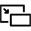 black and white icon for web hosting scalability