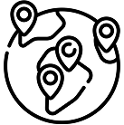 black and white icon for local seo