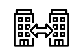 black and white icon for custom b2b solutions