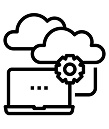 black and white icon for woocommerce migrations