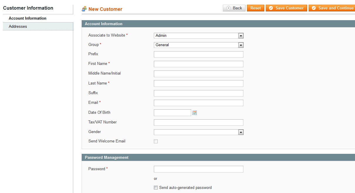 Magento Customers 6